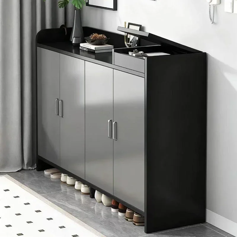 New Model Household GoodsShoe Cabinet, Large-capacity Storage Rack Against The Wall At The Entrance Of The Household Premium