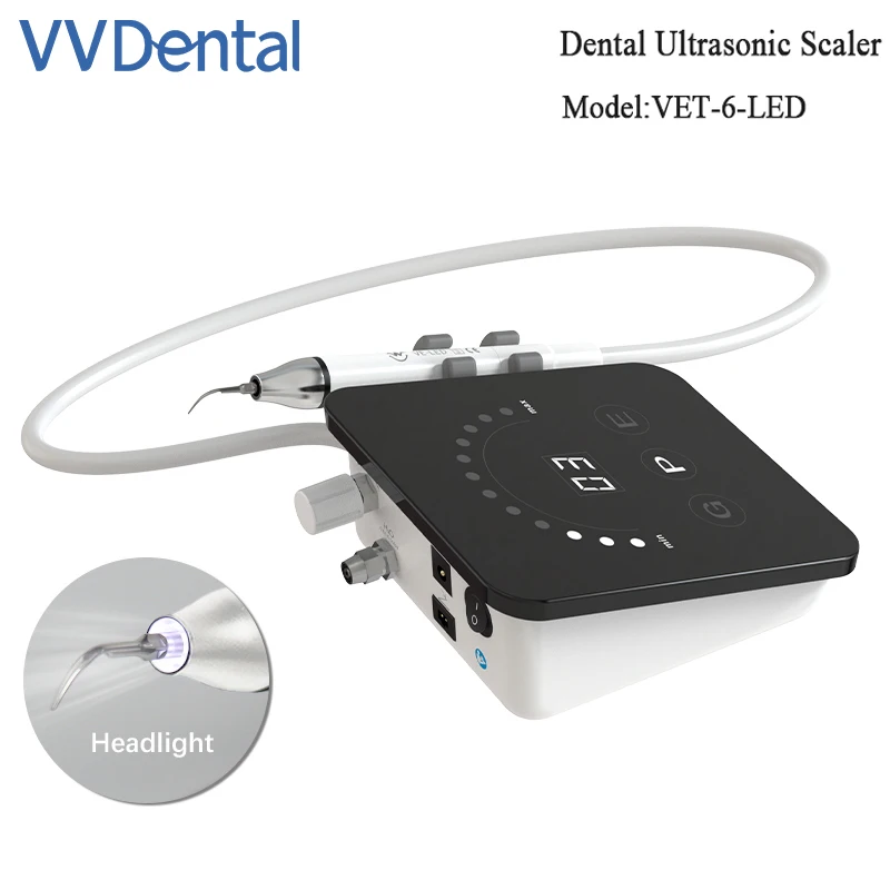 

VVDental Dental Ultrasonic Scaler Ultrasonic Device With LED Removable Handle For Tooth Cleaning Dentistry Tools