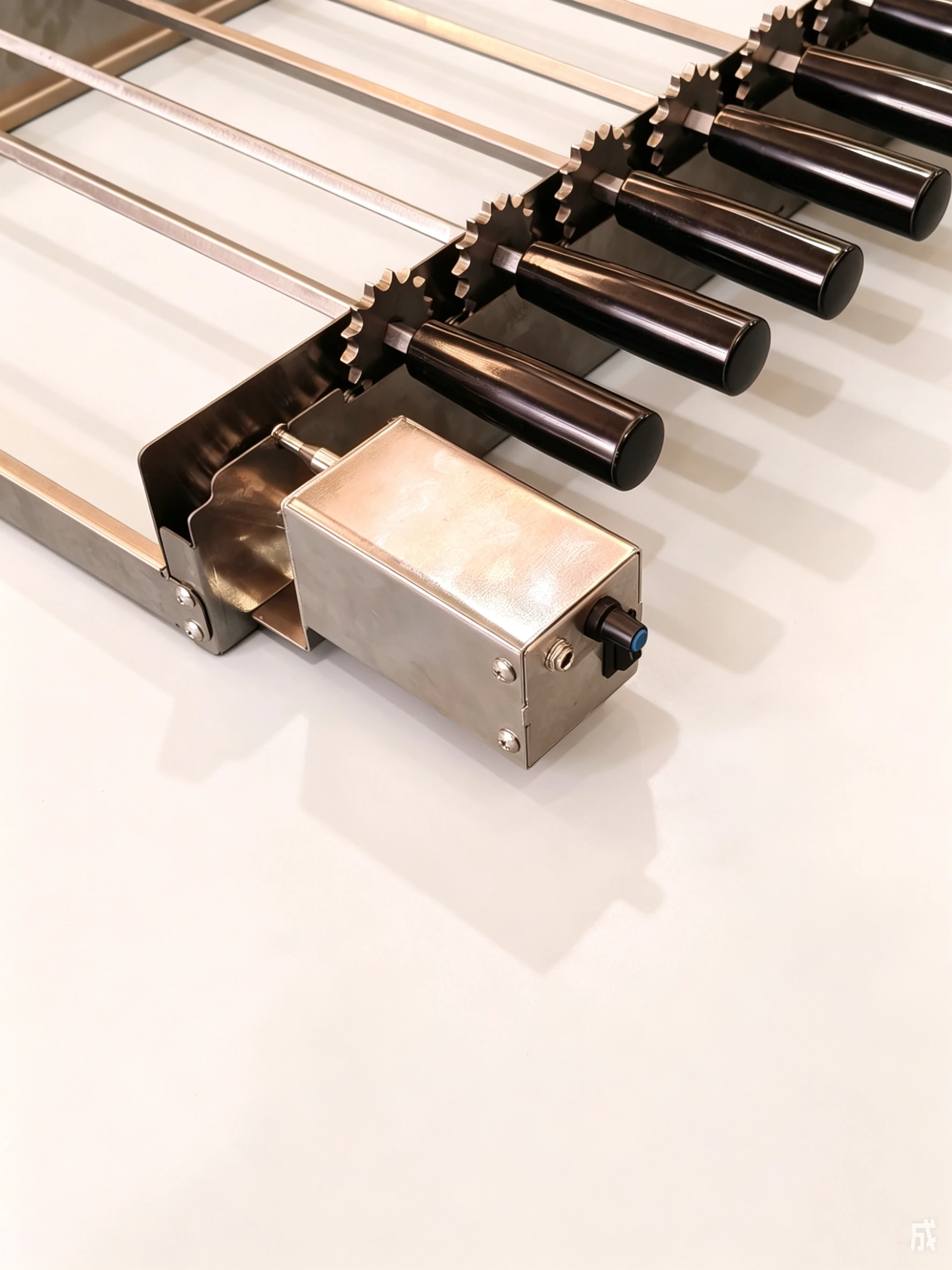 Stainless Steel with Chain Mechanism Skewers Swirler Chain Drive Rotisserie Bbq Cyprus Grill