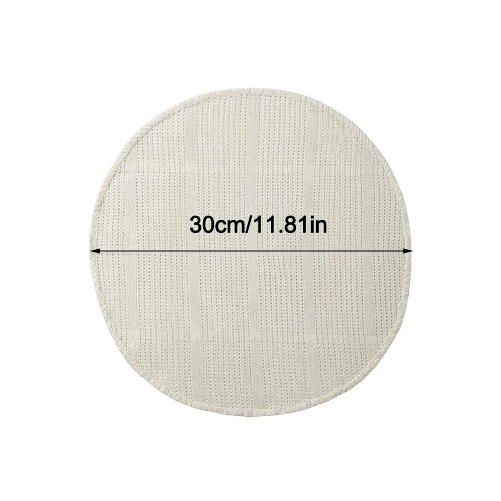 New Cotton Round Steamer Cloth Breathable Non-stick Steamer Mat Mesh Reusable Dumpling Cloth Dumpling Making