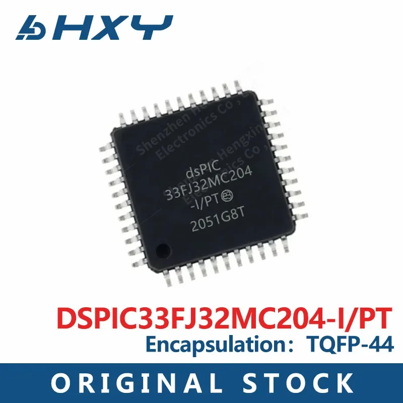 1 peça dspic33fj32mc204 TQFP-44 DSPIC33FJ32MC204-I/pt