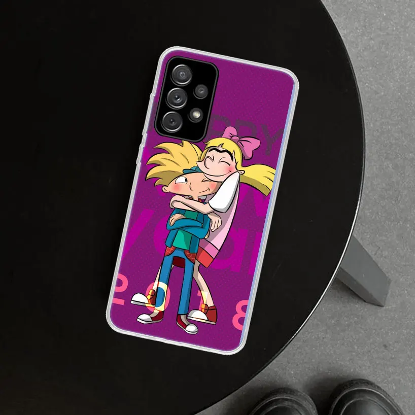 Hey Arnold Helga Cute Funny Cartoon Phone Case for Samsung Galaxy A17 A16 A26 A36 A56 A57 A37 A15 A25 A35 A55 A14 A24 A34 A54 A1