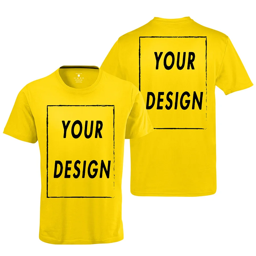 Maymavarty EU-maat 100% katoen op maat T-shirt Maak uw ontwerp Logo Tekst Mannen Vrouwen Print Design Hoge kwaliteit geschenken T-shirt - afbeelding 1