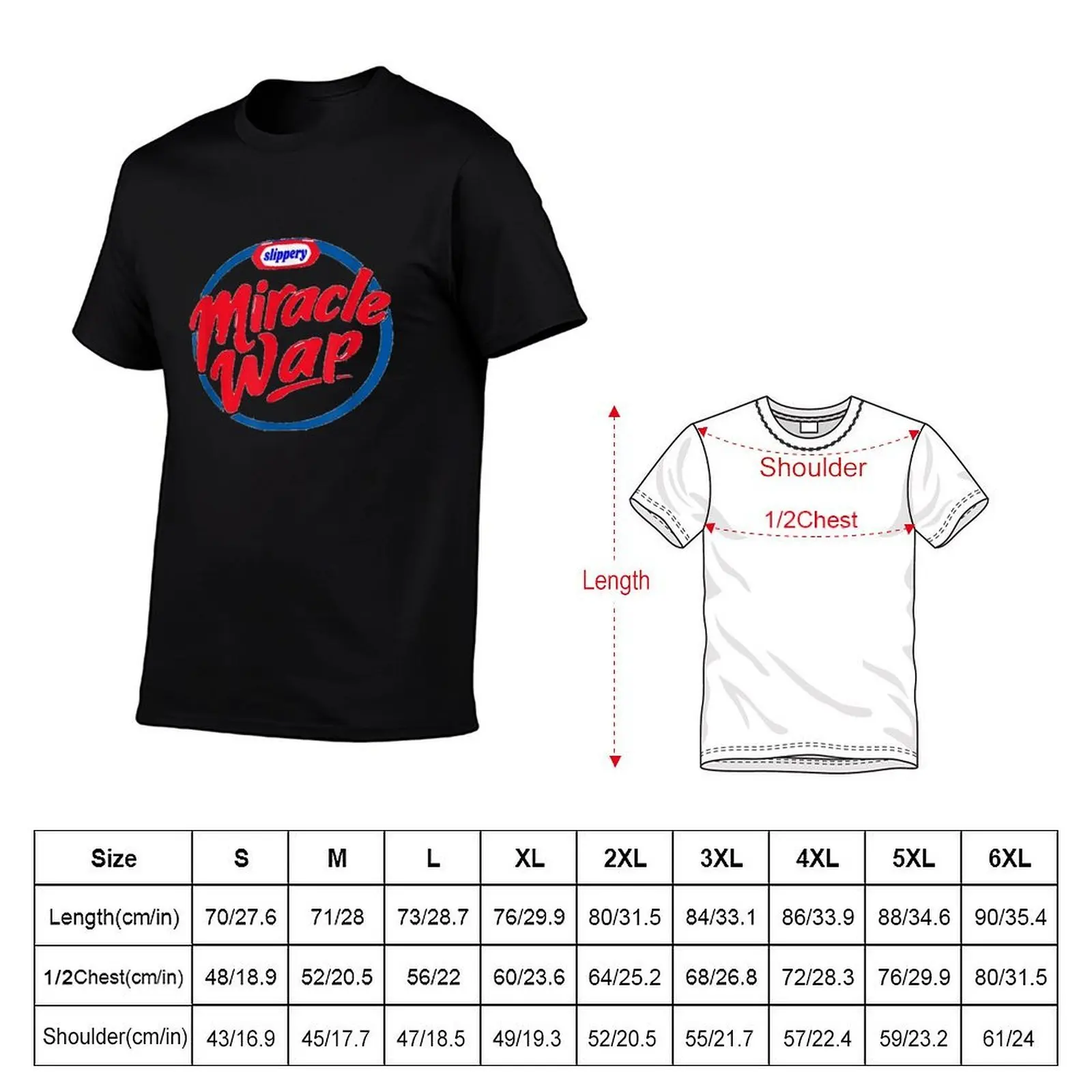 MIRACLE WAP RAP SONG LYRIC MEME TEE T-Shirt funny t shirts dark humor funny t shirts man man t shirt heavy cotton T-shirt