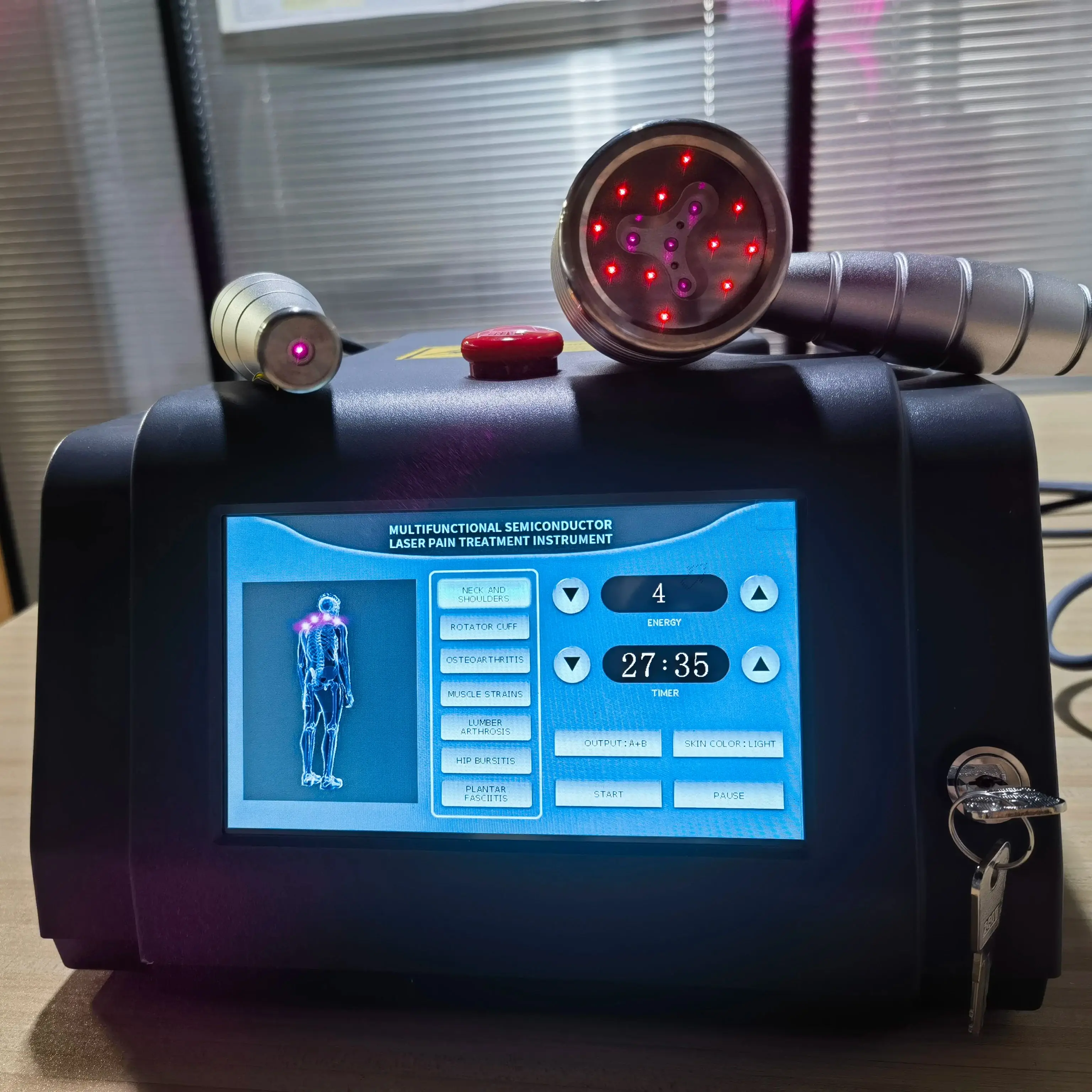

Professional HLKGO 3W 5W Cold Laser Device 650nm + 808nm for Pain Relief, Meniscus Injury Recovery & Cellular Regeneration Home