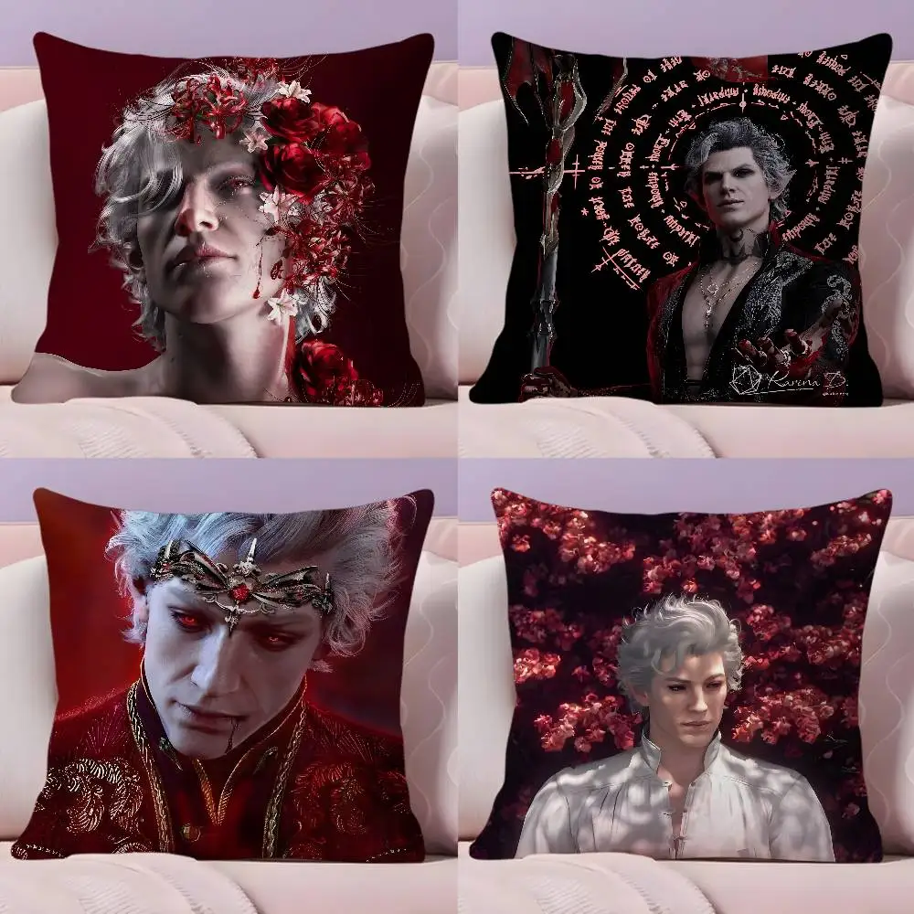 Baldurs Gate 3 Astarion Pillow Case Pillowcase Ultra Soft Skin Friendly Fabric Cloud Like Comfort & Concealed Zipper
