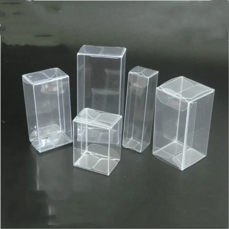10 Stück verdickte transparente PVC-Süßigkeitenboxen für Geburtstage, Hochzeiten, Gastgeschenke, Schokolade, Süßigkeiten, Schmuckverpackungen für Events