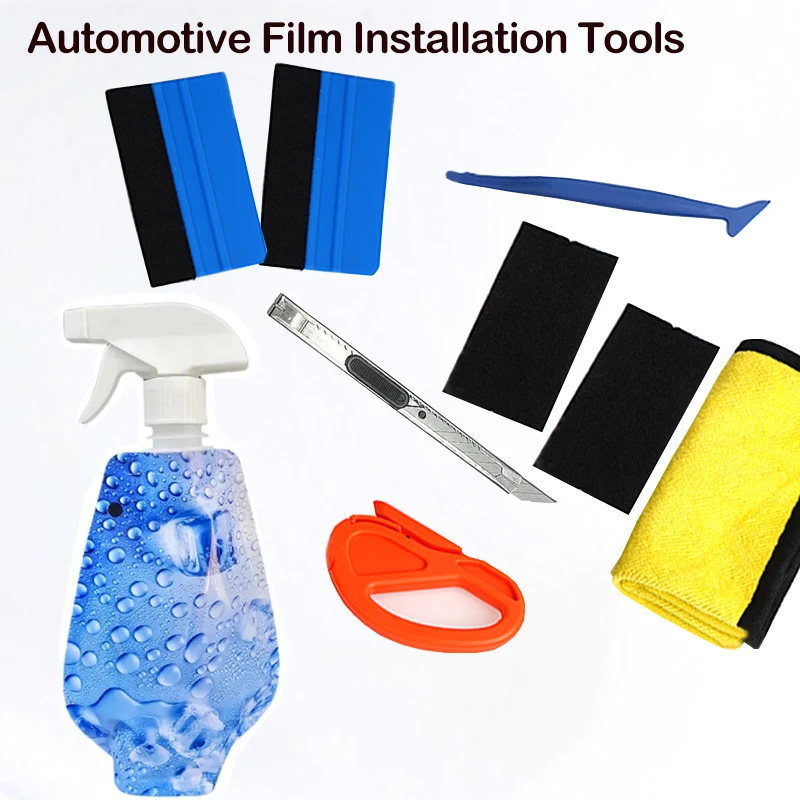 

6/9 шт., виниловые скребки для автомобильной пленки, набор инструментов для упаковки автомобиля, профессиональная тонировка окон, полипропиленовая пленка, автомобильные гаджеты, универсальные аксессуары