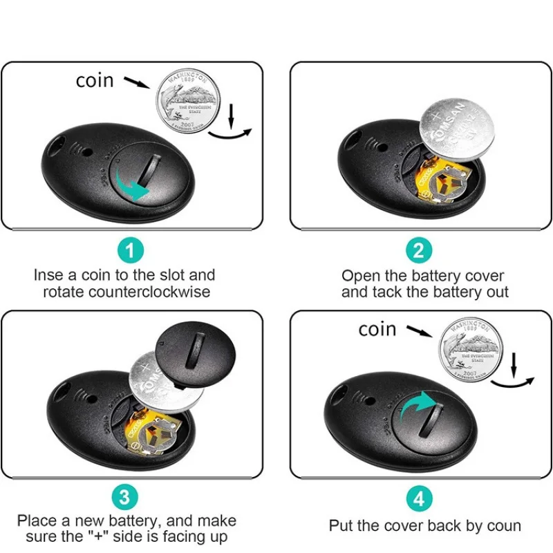 New 4-in-1 Wireless Key Finder Newest Anti-Lost Alarm Mini Tracking Device Child Pet Wallet Locator Remote Control