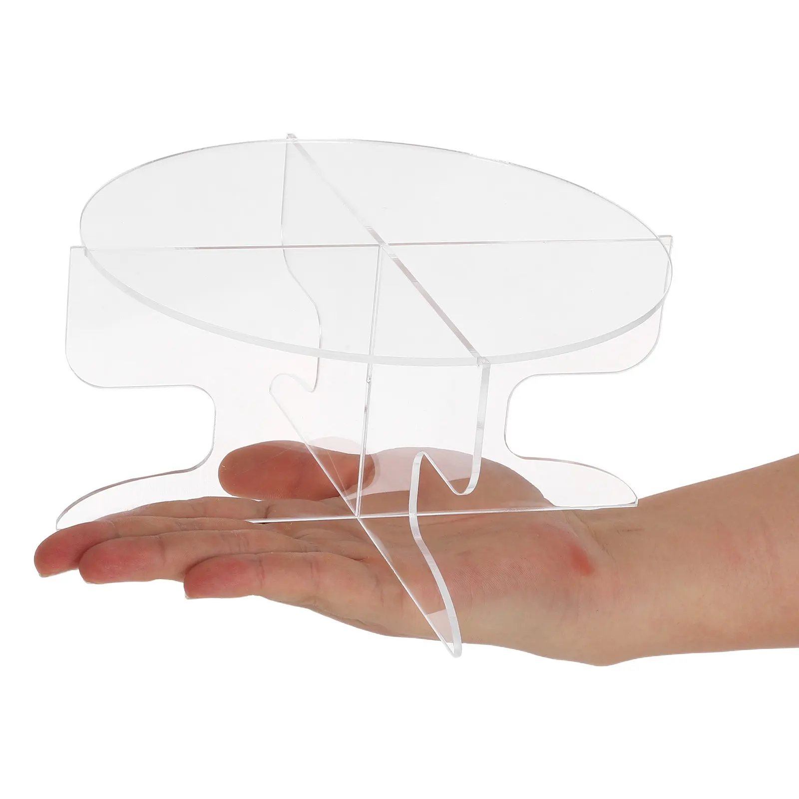 Transparent Acrylic Beverage Dispenser Stand Sturdy Drink Dispenser Stand Base for Water Jug Countertop Use Party Cake Display