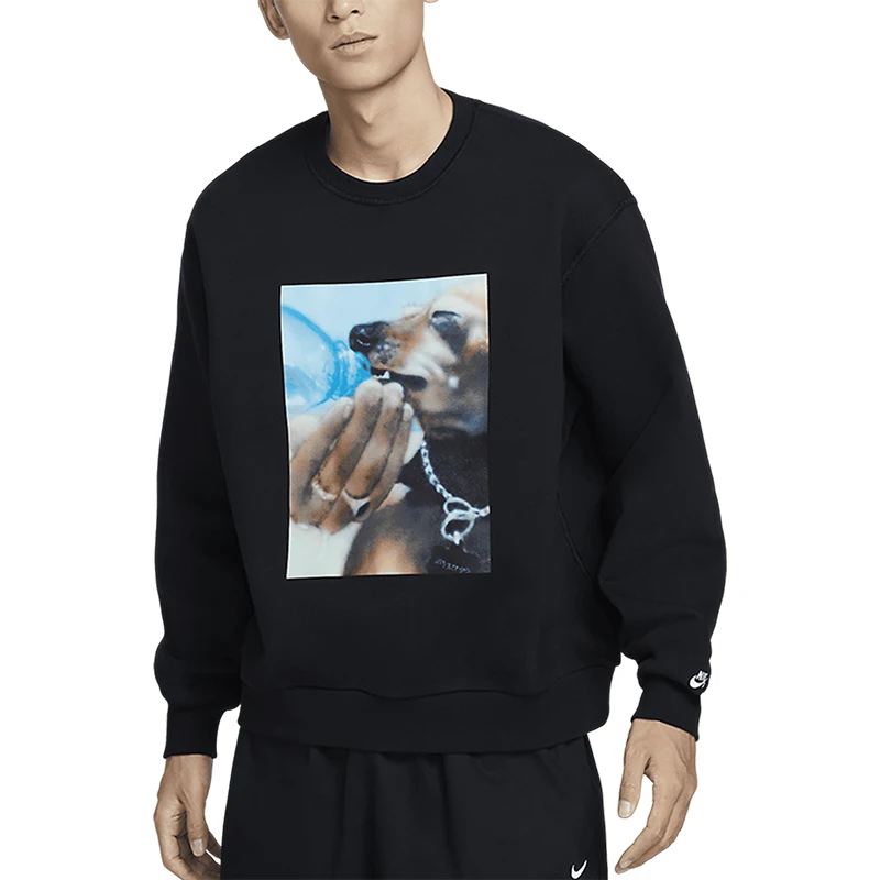 هوديي Nike أصلي SB NSW للجنسين كاجوال من الصوف المحبوك HQ3038-010