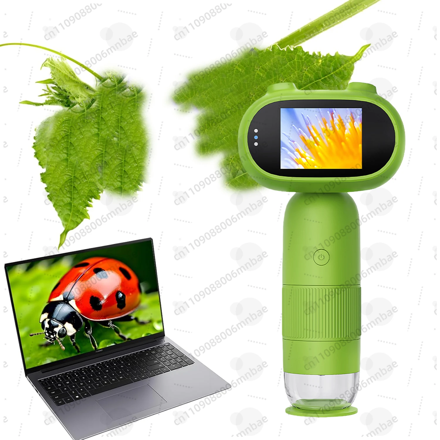 

Factory OEM Kids Camera 1000X Digital Microscope 8LED 2MP 2Inch Nature Exploration Learning Education Fun Toy Children's Gift