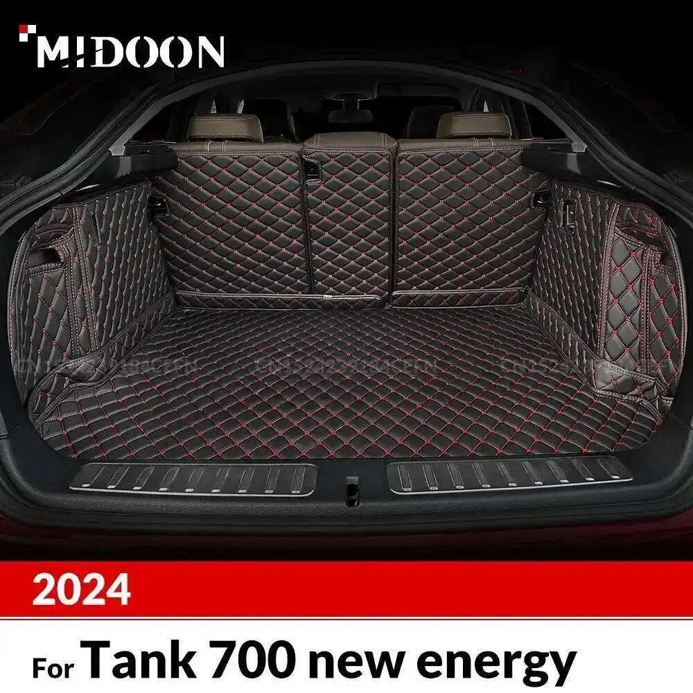 

Для Tank 700 new energy 2024, автоматический коврик для багажника с полным покрытием, автомобильный антигрязный коврик, защитный коврик, грузовой вкладыш, аксессуары для интерьера