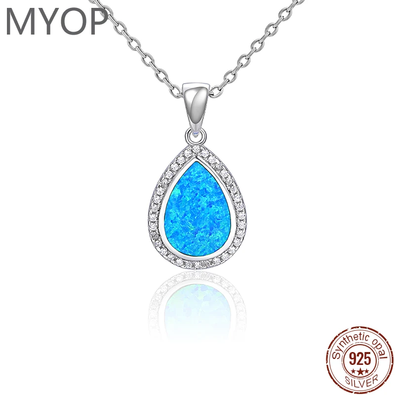 XYOP 2024 Jewelry 925 Sterling Silver jewelry Opal Pendant Power neutral design everyday with practical simple style