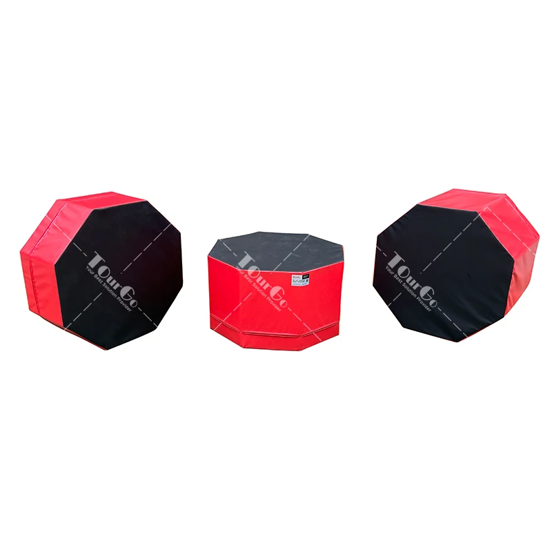 Gym Ninja Mat System Indoor Playground Kids Soft Play Foam Free Running Hexagon Platforms Gymnastic Parkour Ninja Obstacles