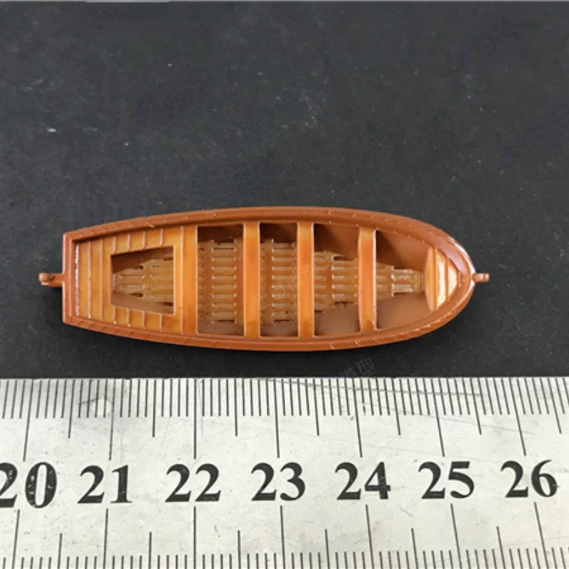 Lifeboat Model Kit Mini Sailboat Assembly Model Accessories 3D Printed Hull 96A Finished Dinghy