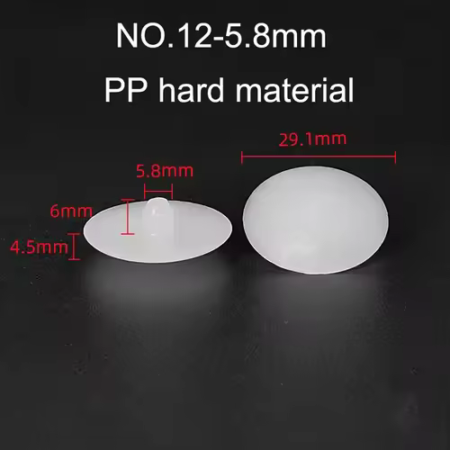 10/20pcs Round PVC Furniture Foot Nail Rubber Glide Nail Office Table Chair Leg Floor Protector Round Sliding Disc Noise Killer - Image 22