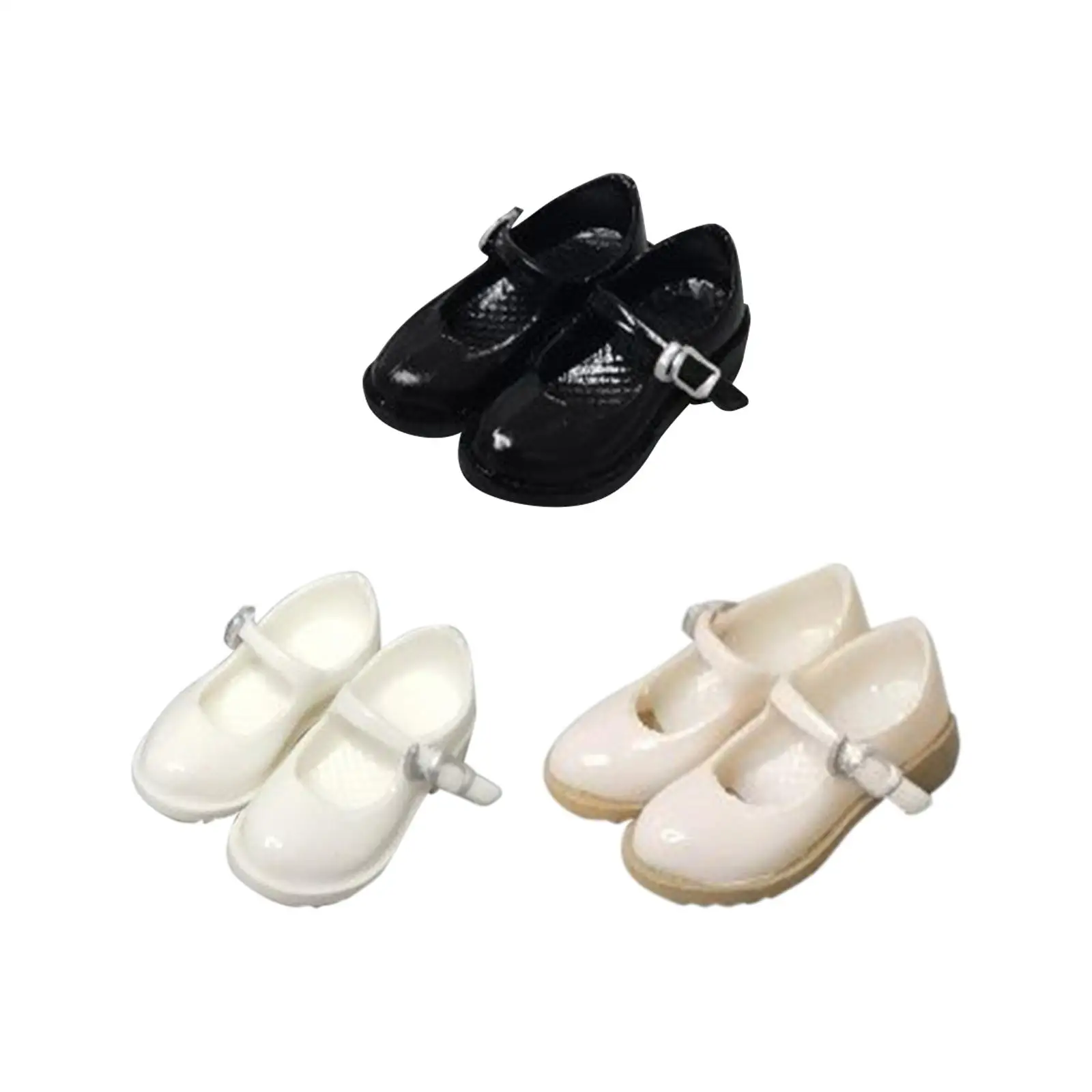 1/12 Scale Female Dolls Leather Shoes Casual Shoes for Female Action Figures Parts