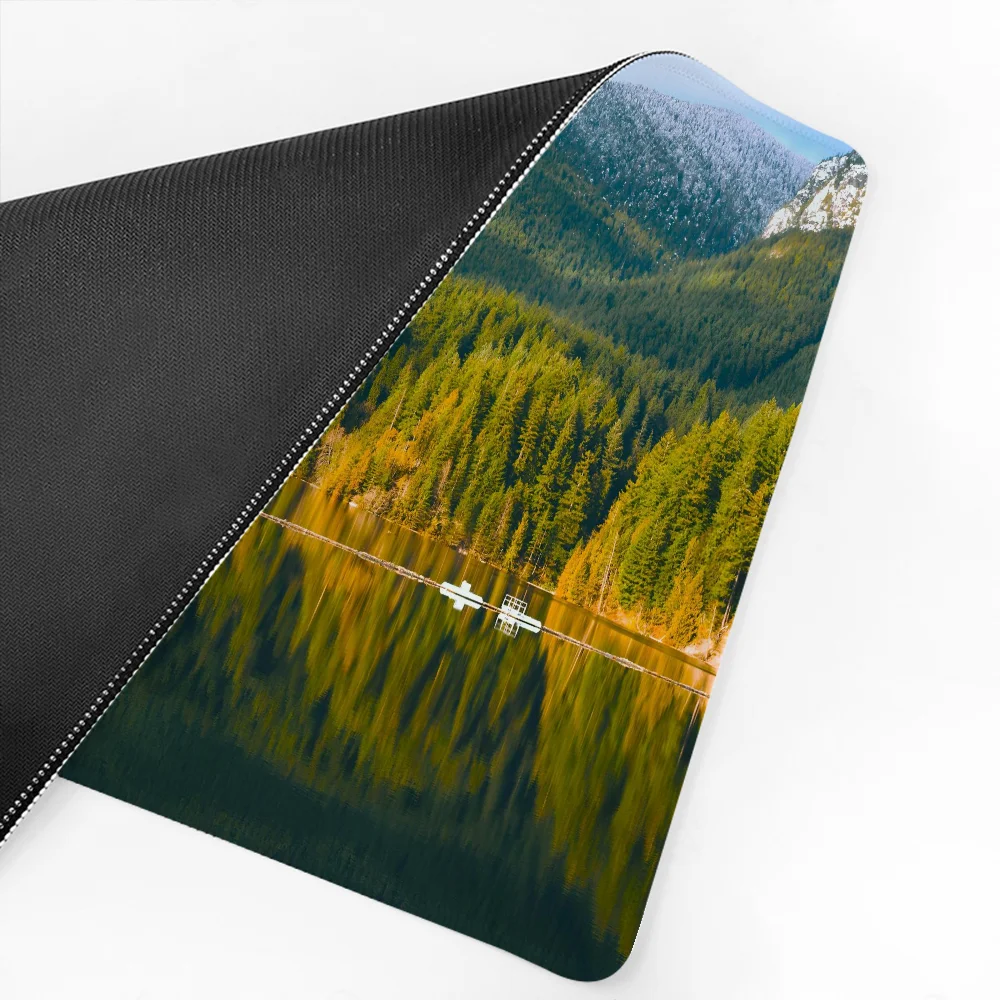 Nature Mountains Mousepad Mouse Mat Desk Mat With Pad Gaming Accessories Prime Gaming XXL Keyboard Pad