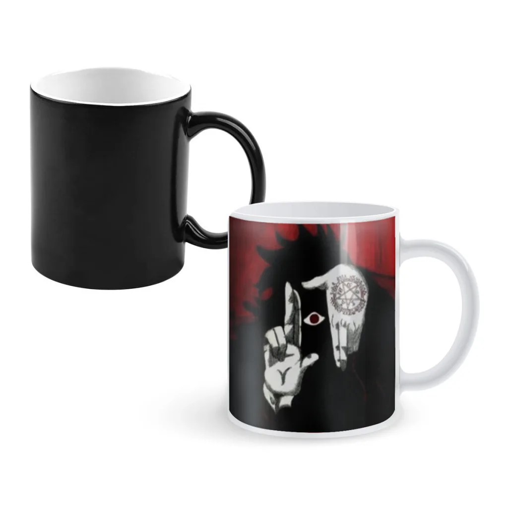 

Alucard Hellsing Anime Movie Newest Design Coffee Mugs Heat Color Changing Milk Tea Cup Colorcup For Birthday Gifts