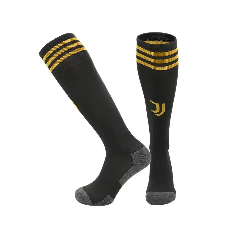 23-24 Season Club Of Team Soccer Socks Adult Kids Style Breathable Thicken Sport High Knee Football Long Training Match Stocking