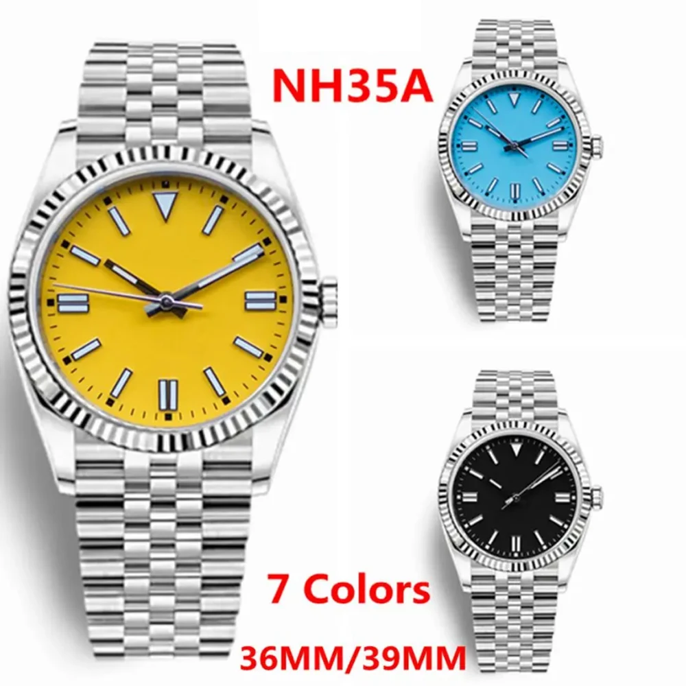 

36MM/39MM Corgeut NH35 Mechanical Watch Man Sapphire Automatic Watch For Men Diver 10Bar Business Relogio Masculino