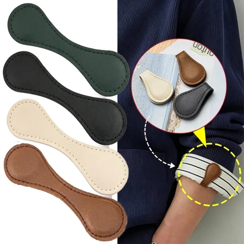 Fixed Magnetic Buckle for Trouser Legs Detachable Nail-free and Seam-free Leather Leg-retracting Buckle Sewing Tools Accessoires