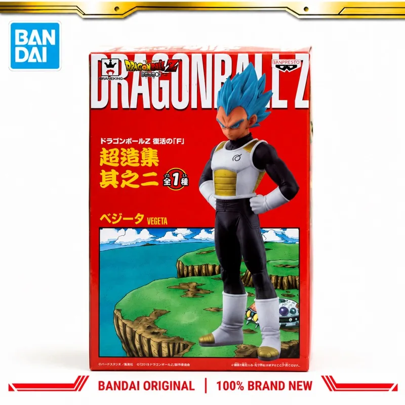In Stock Bandai Original Banpresto Dragon Ball Vegeta Action Figure Model Doll Brand New Boxed Anime Characters Toys Model
