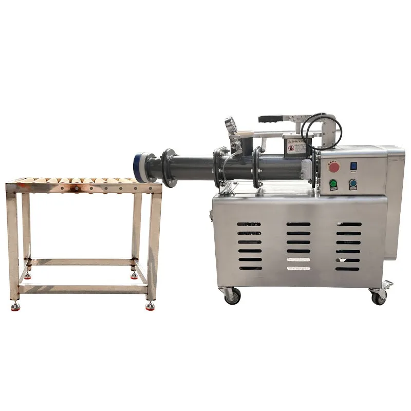 

Ceramic vacuum mud smelter, mud press, biaxial stainless steel spiral blade