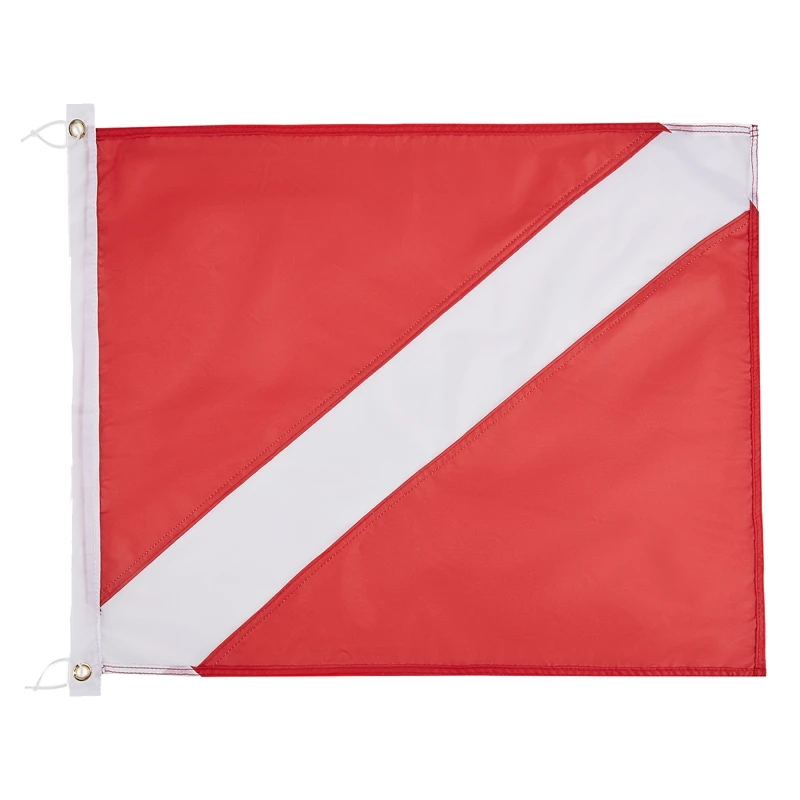 Bandera de buceo para barco, Bandera de señal de esnórquel, flotador de señal para submarinismo, pesca submarina