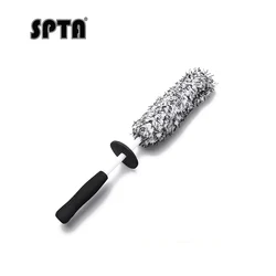Car Wheel Cleaning Tire Brush Microfiber Car Long Reach Wheel Rim Detailing Brush Non Scratch Motorbike Rim Care Washing Tool