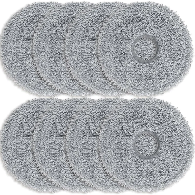 8Pcs Mop Pads for Dreame L10s L10 L20 Pro Ultra Heat L40 L40s  X50 X40 Xiaomi X10+ X20+ Vacuum Robot Wet Replacement Mop Cloths