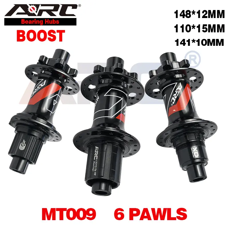 Arco 28 furos boost hub dianteiro 15x110 traseiro 12x148 10x141 cubo de rolamento selado 6 linguetas 114 cliques para mountain bike hg/ms/xd 8-12v