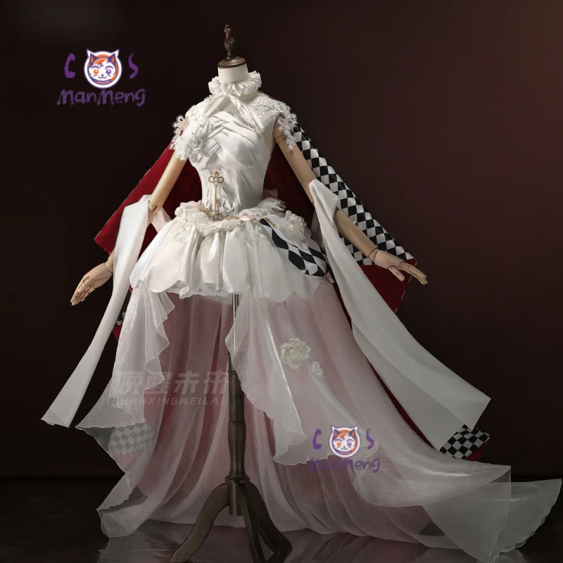 Margaretha Zelle Female Dancer Wonderland Roaming Cosplay Costume Identity Ⅴ Woman Dress Crown Cloak Headwear Christmas Suit view 2