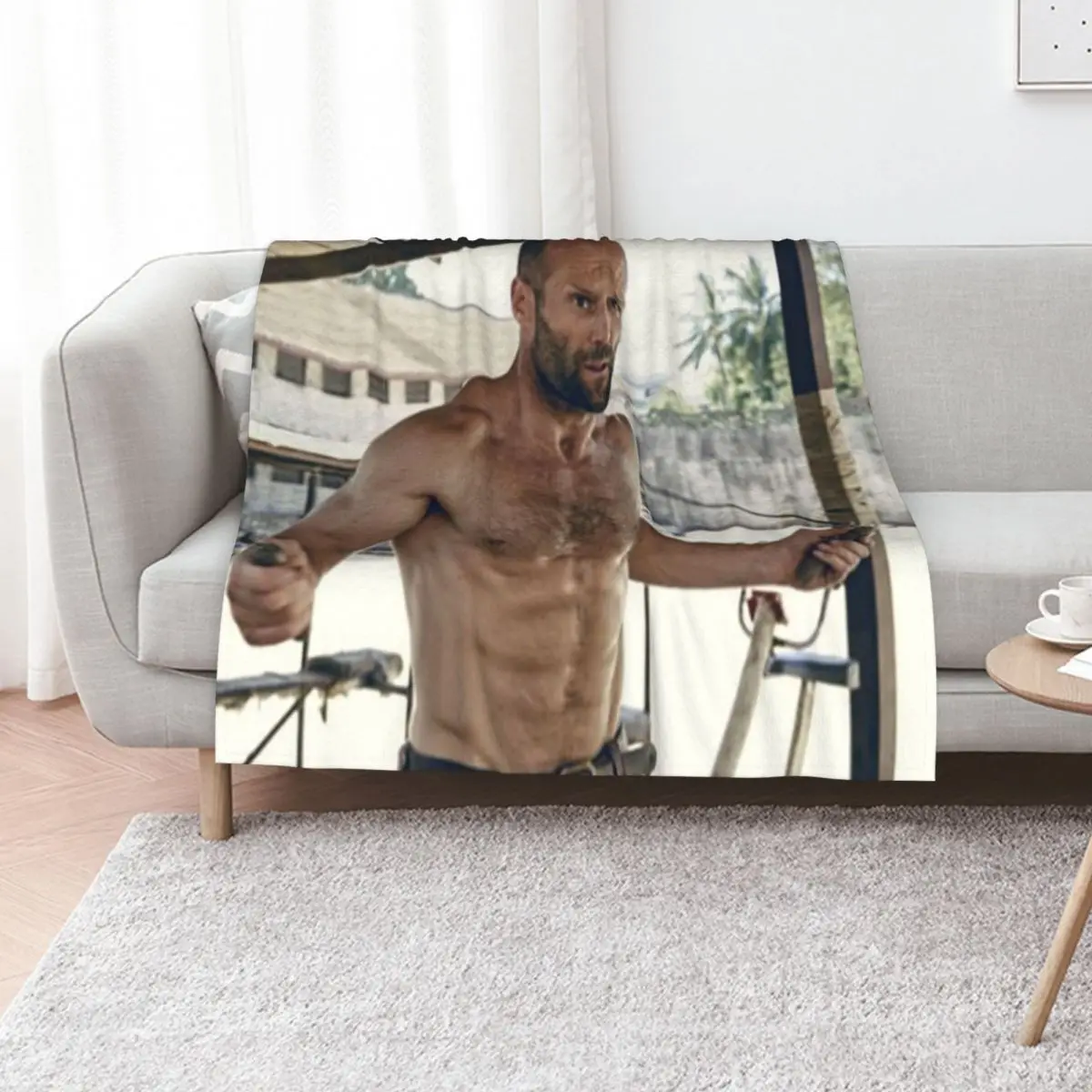 

jason statham Throw Blanket Luxury Thicken For Baby Camping Winter beds Blankets