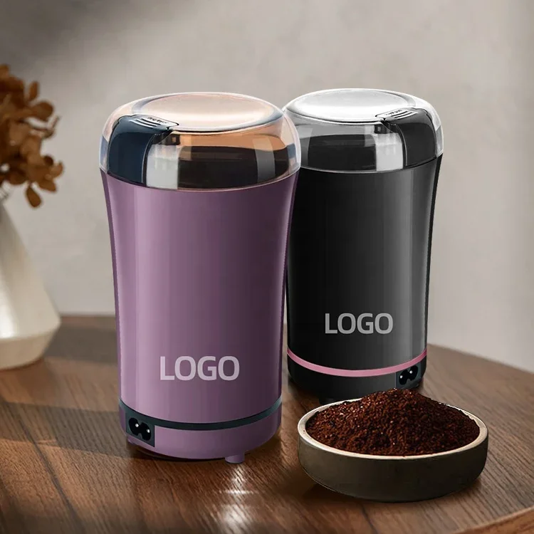 Small mini home kitchen spices cereal beans grinding mill smart automatic electric espresso machine coffee grinder