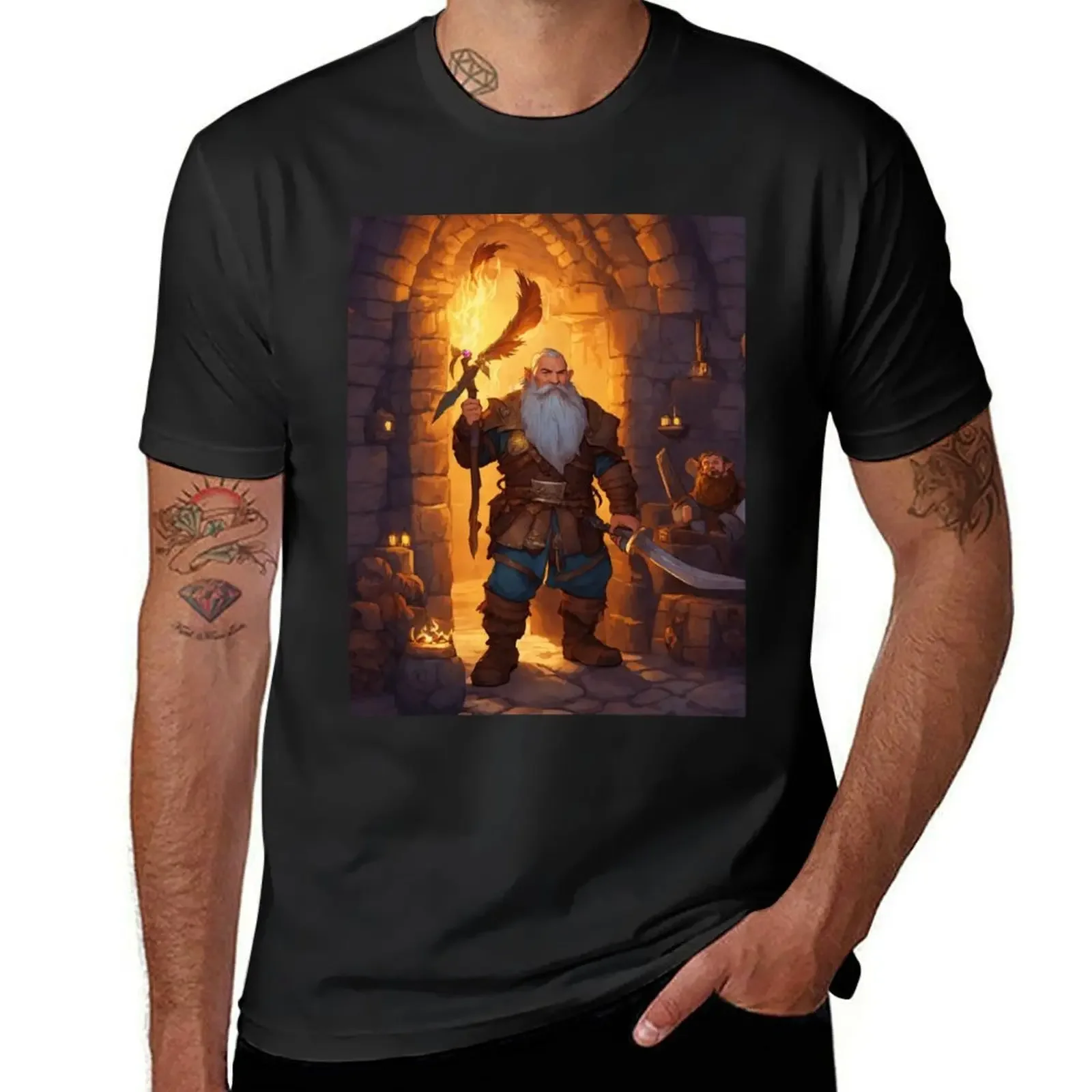 Dwarf T-Shirt street wear vintage anime shirt man t shirt t shirt men 100℅ cotton