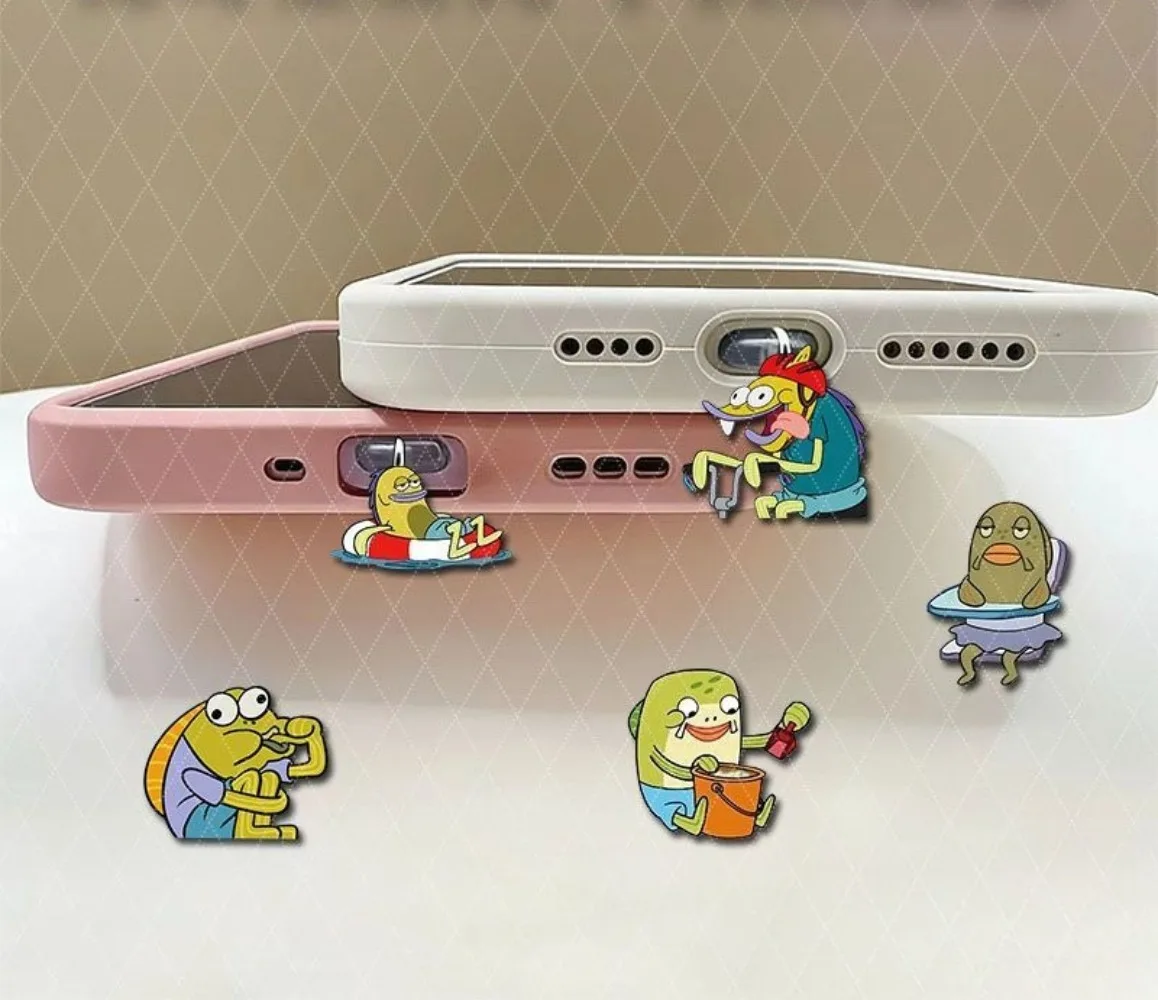 Милый-мультяшный-герой-Спанч-Боб-заглушка-от-пыли-для-зарядного-порта-android-type-c-и-iphone-—-идеальный-подарок