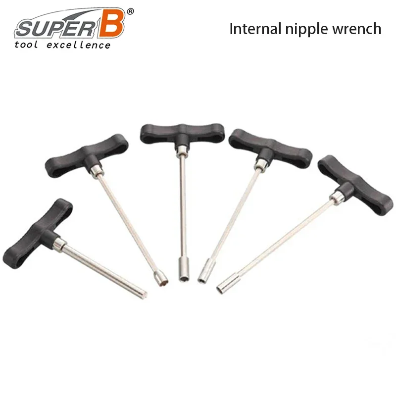 Super B TB-7811/12/13/14/15 Bicycle Internal Nipple Wrench Spoke Wrench Sockets To Fit Internal Spoke Nipples Bike Tools