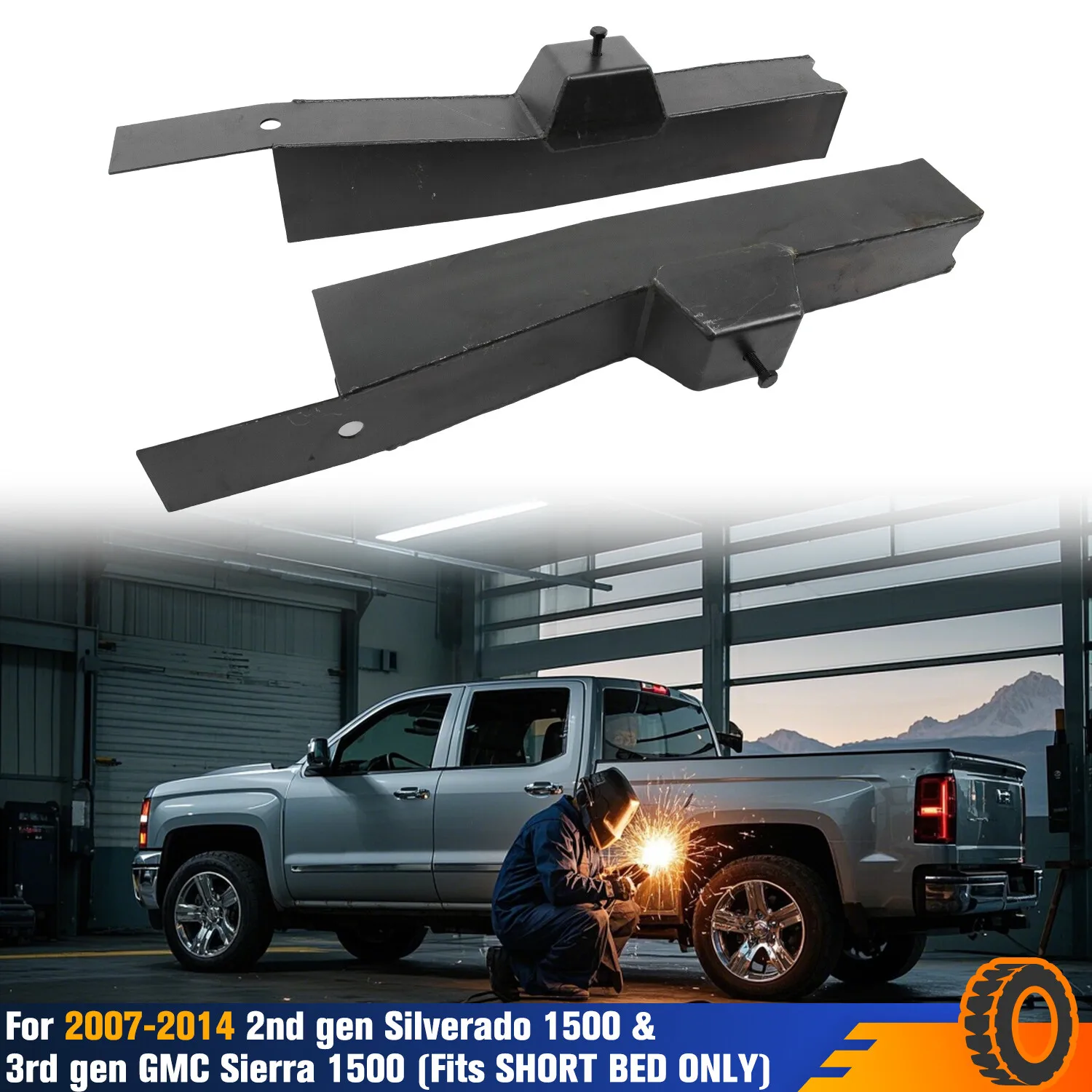 Rear Frame Section for 2007-2014 2nd gen Silverado 1500 &3rd gen GMC Sierra 1500