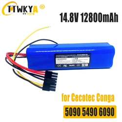 14.8V 6500mAh 100% New CECOTEC CONGA 5090 6090 5490 Mopping Robot Battery Pack Netease Intelligent Manufacturing NIT Model