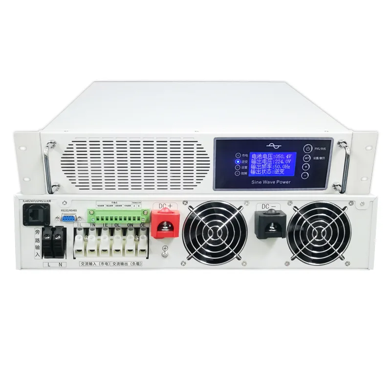 1KVA 2KVA 3KVA 4KVA 5KVA 6KVA High Frequency Inverter DC110V To AC220V 2U Rack Mount Pure Sine Wave