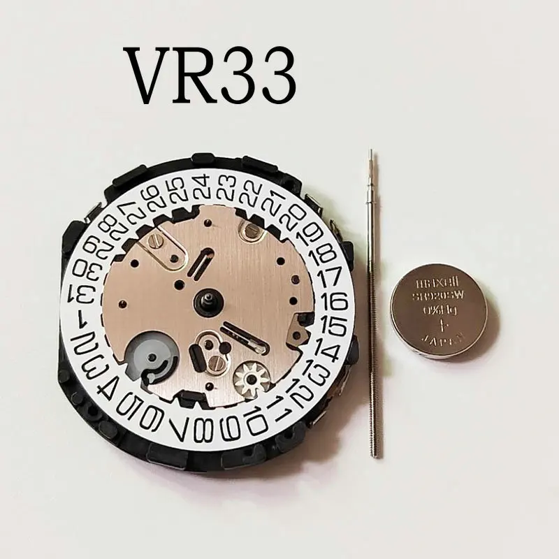 Watch movement accessories, brand new original Japanese VR33B movement, quartz movement, VR33A multifunctional movement