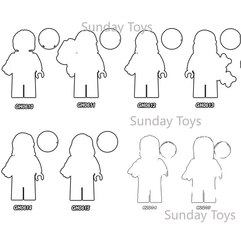 

Action Figures Building Blocks Series G0178 KDL830 GH0610 GH0611 GH0612 GH0613 GH0614 GH0615 K2204 K2205 RT065 Educational Toys