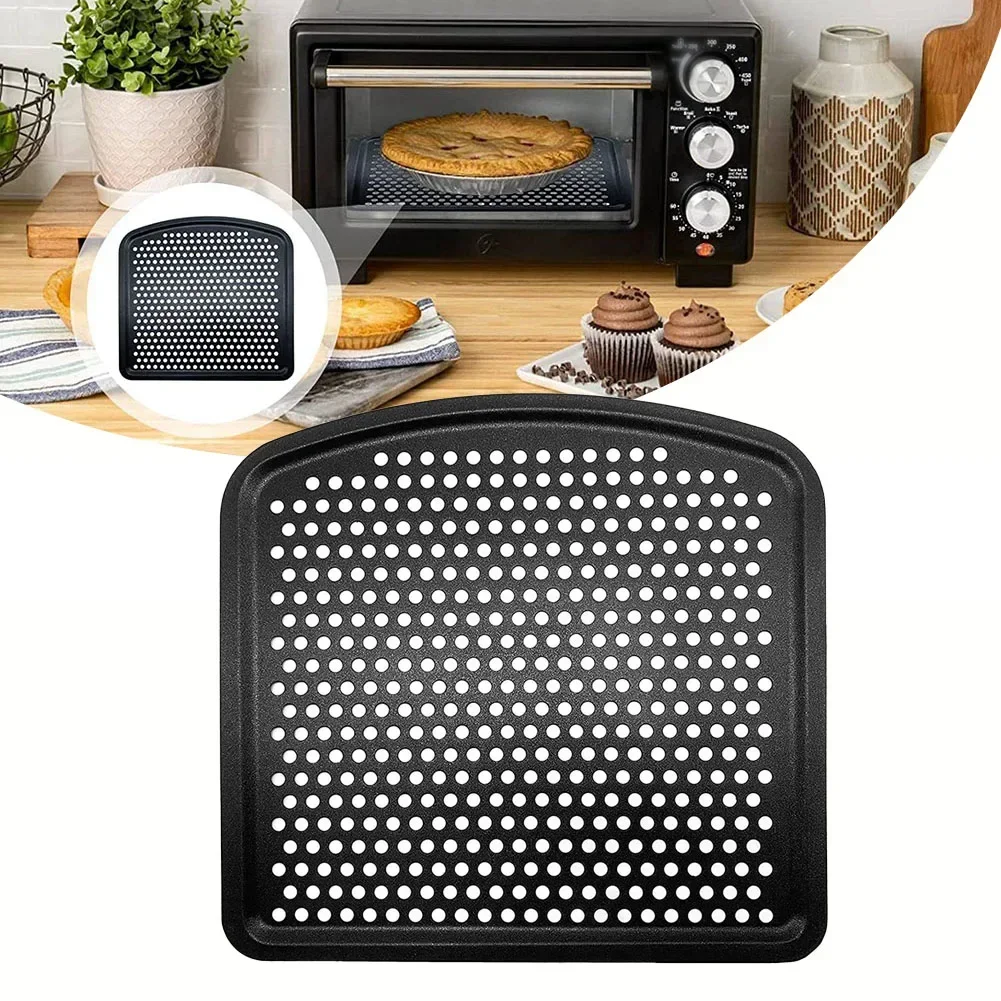 Durable Cooking Tray Kitchen 10x9 Inches 26x23 Cm Baking Pan Black High Quality For Baking Bread Cakes Air Fryer