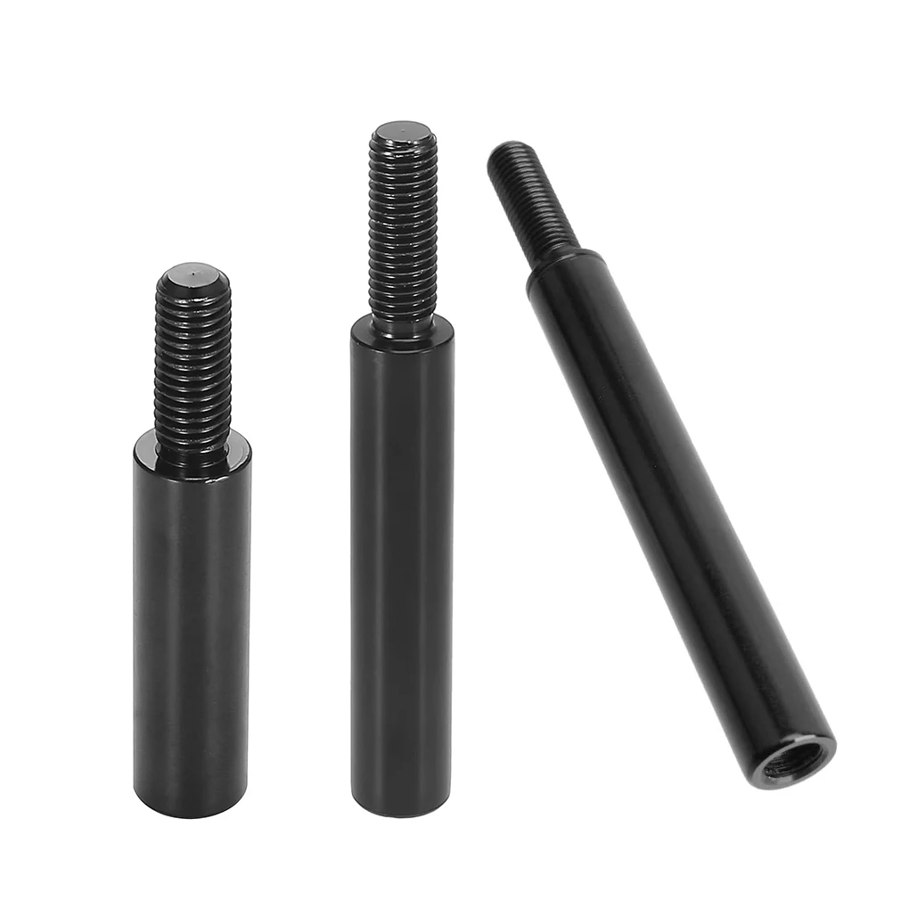 

Black Gear Lever Gear Stick Extension Rod Effortless Installation And Better Grip Extended