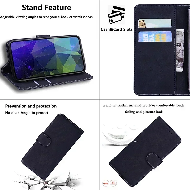 Custodia a portafoglio Flip Stand per Xiaomi Redmi A3 A1 A2 Plus 4G k70 K70E k20 K30 K40s K50 K70 Pro K60 custodia protettiva in pelle Ultra