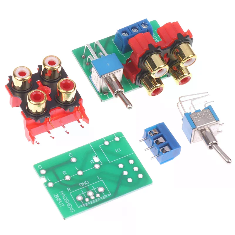 

2-ways Signal Switching Board 2 In 1out Audio Source Switchboard Accessories