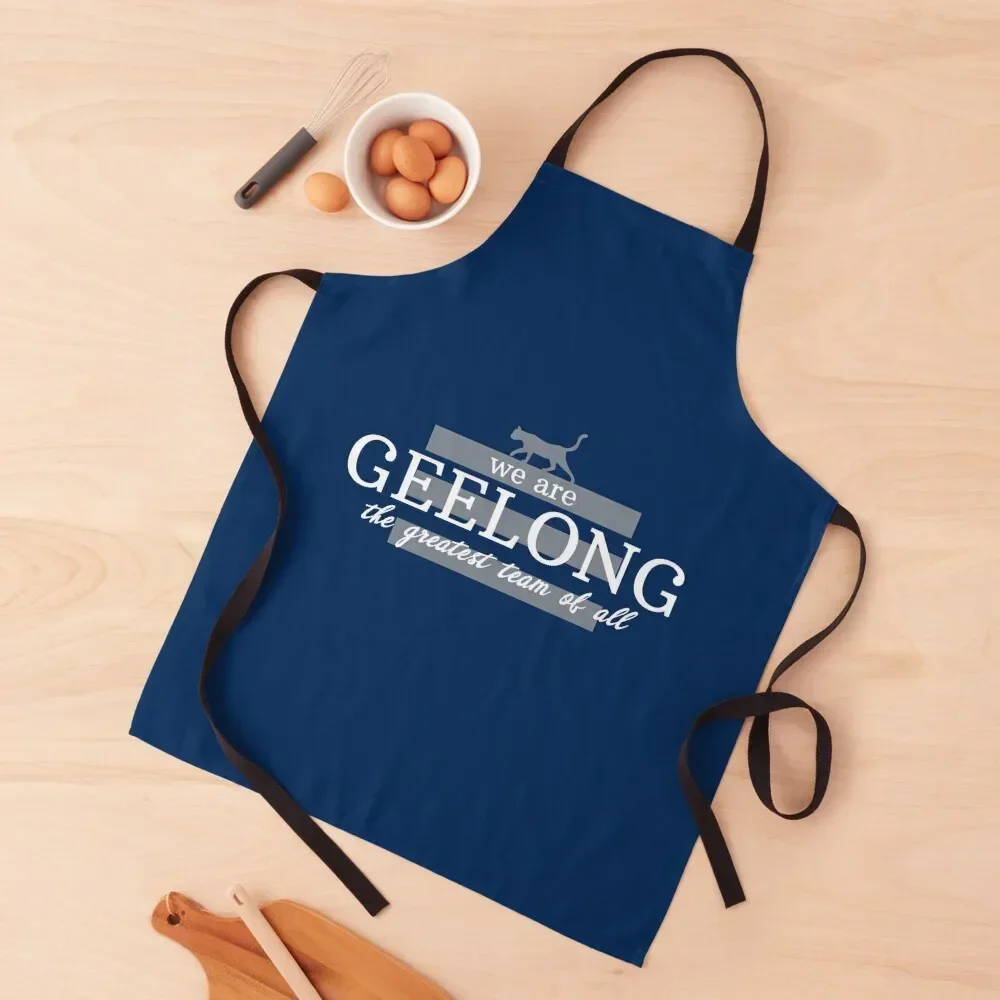 

We are Geelong, the Greatest Team of All Apron Chef Uniform Women Camping women's kitchens Kitchen Front Apron