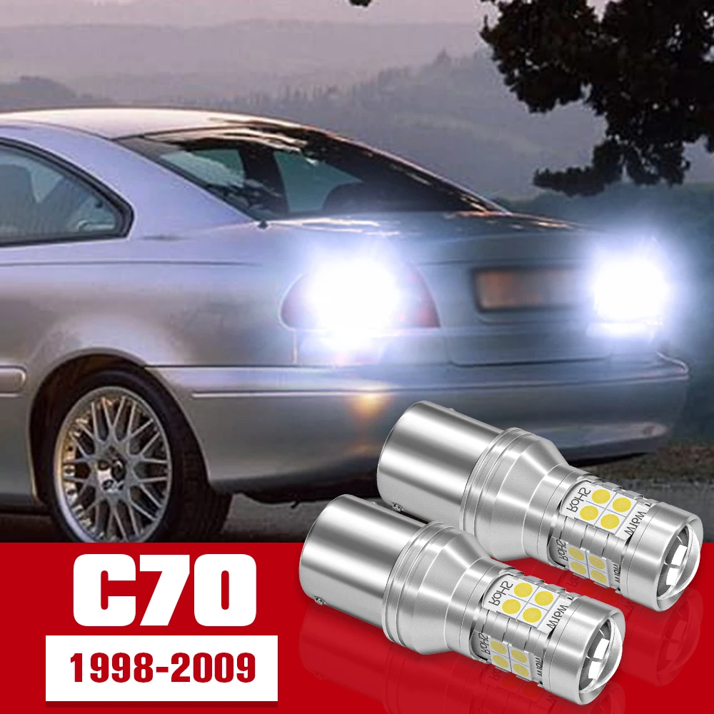 

2pcs LED Accessories Reverse Light Bulb Lamp For Volvo C70 1998-2009 1999 2000 2001 2002 2003 2004 2005 2006 2007 2008